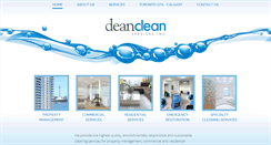 Desktop Screenshot of deanclean.ca